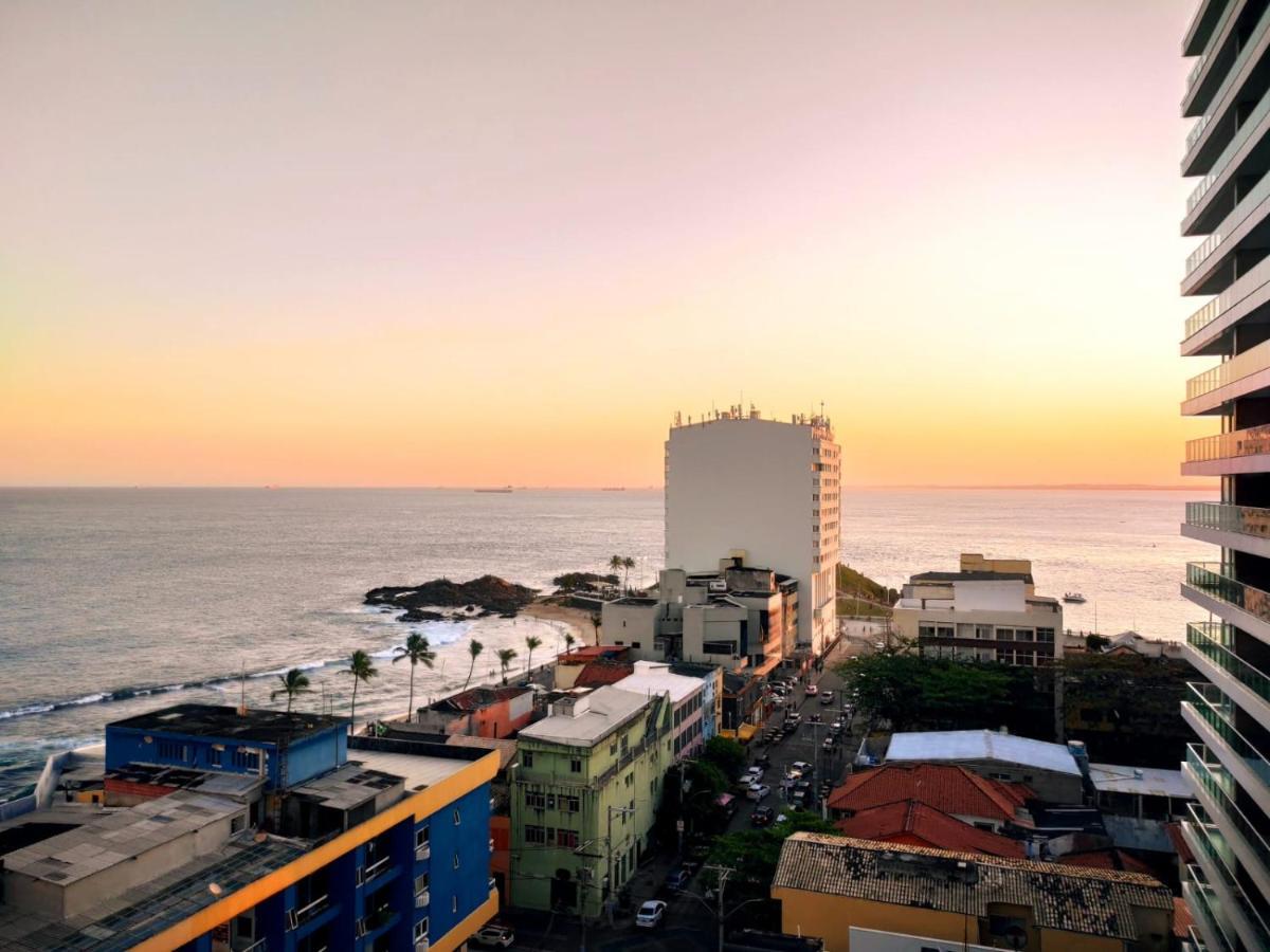 Smart Farol Da Barra - Vista Mar Com Varanda Arejada Apartman Salvador Kültér fotó