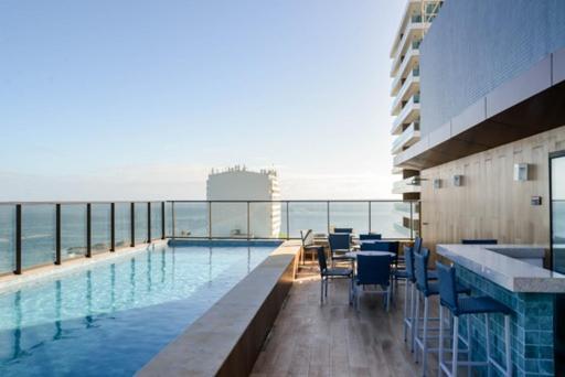Smart Farol Da Barra - Vista Mar Com Varanda Arejada Apartman Salvador Kültér fotó